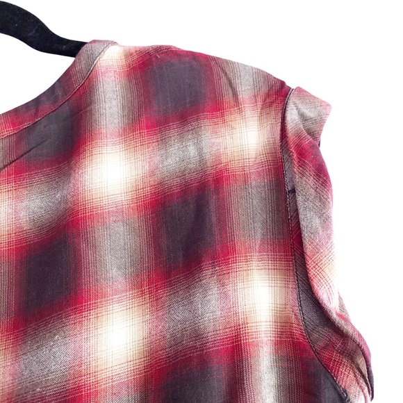 All Saints Henry Check Plaid Tie Dress Classic Holidays Punk Rock Style - Picture 7 of 7